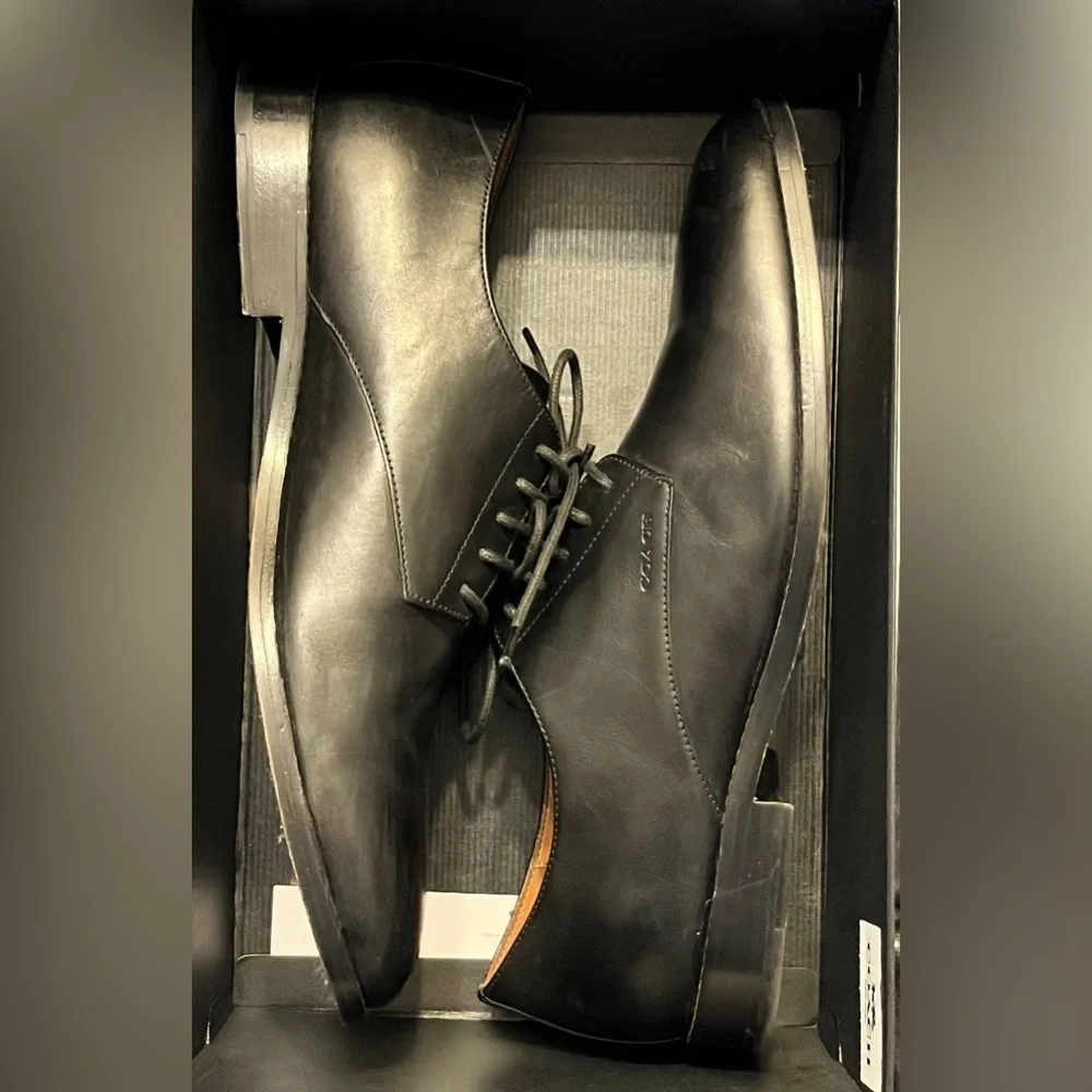 Coach Men's Davi Derby SIZE: 12D COLOR Black